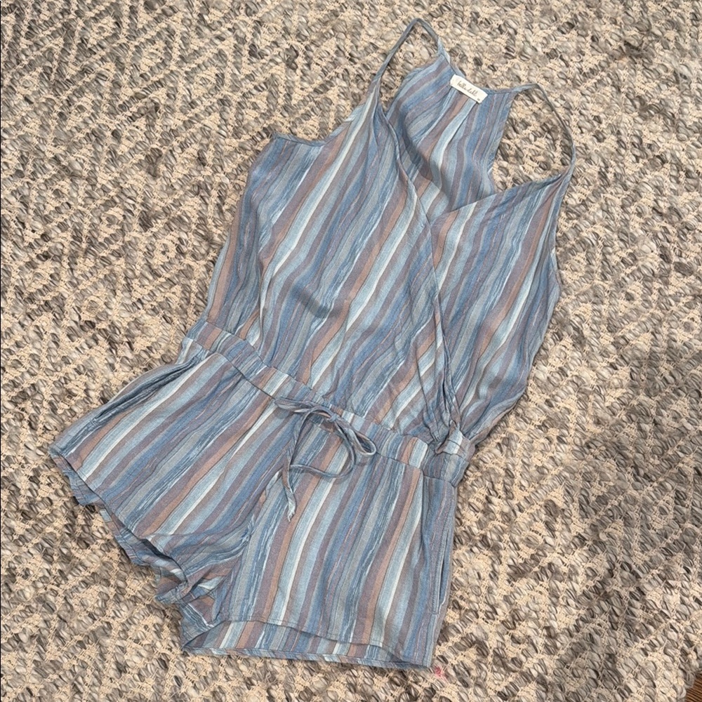 Bella Dahl Striped Sleeveless Romper